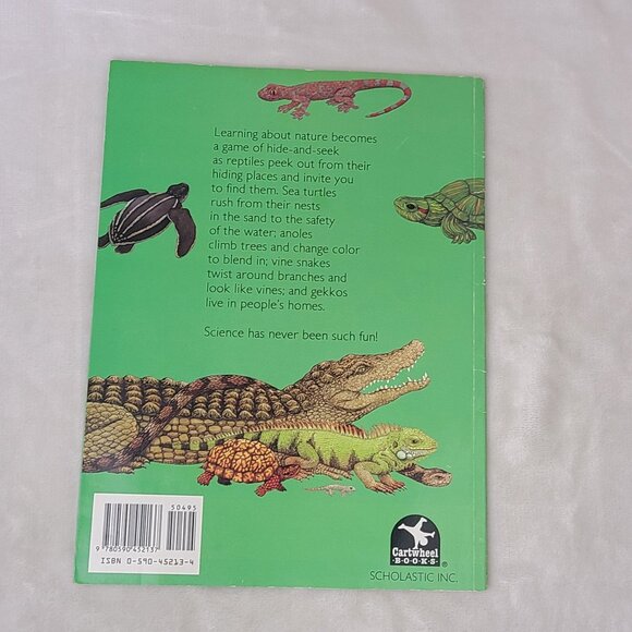 Wheres That Reptile Scholastic Hide & Seek Science PB Barbara Brenner 1993 - Picture 5 of 8